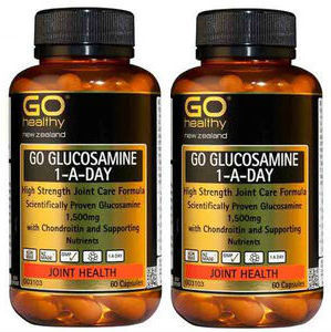 GO Glucosamine 1-A-Day 60 Capsules x 2 Bottles