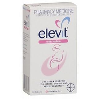 Elevit With Iodine Multivitamin Tablets 30 [PM]