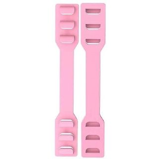 Face Mask Strap Extender (Ear Saver) with Hooks - Pink 13cm Long